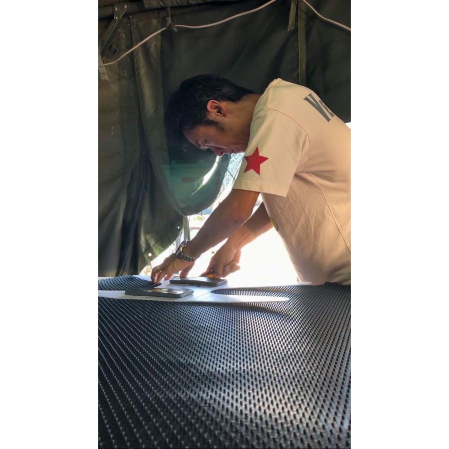 ホンダ DIO af18 ディオ 専用 ステップマット 1枚 チェックシリーズ 黒 灰 赤 青 白 黄 桃 緑 ピンク スクーター バイク ...