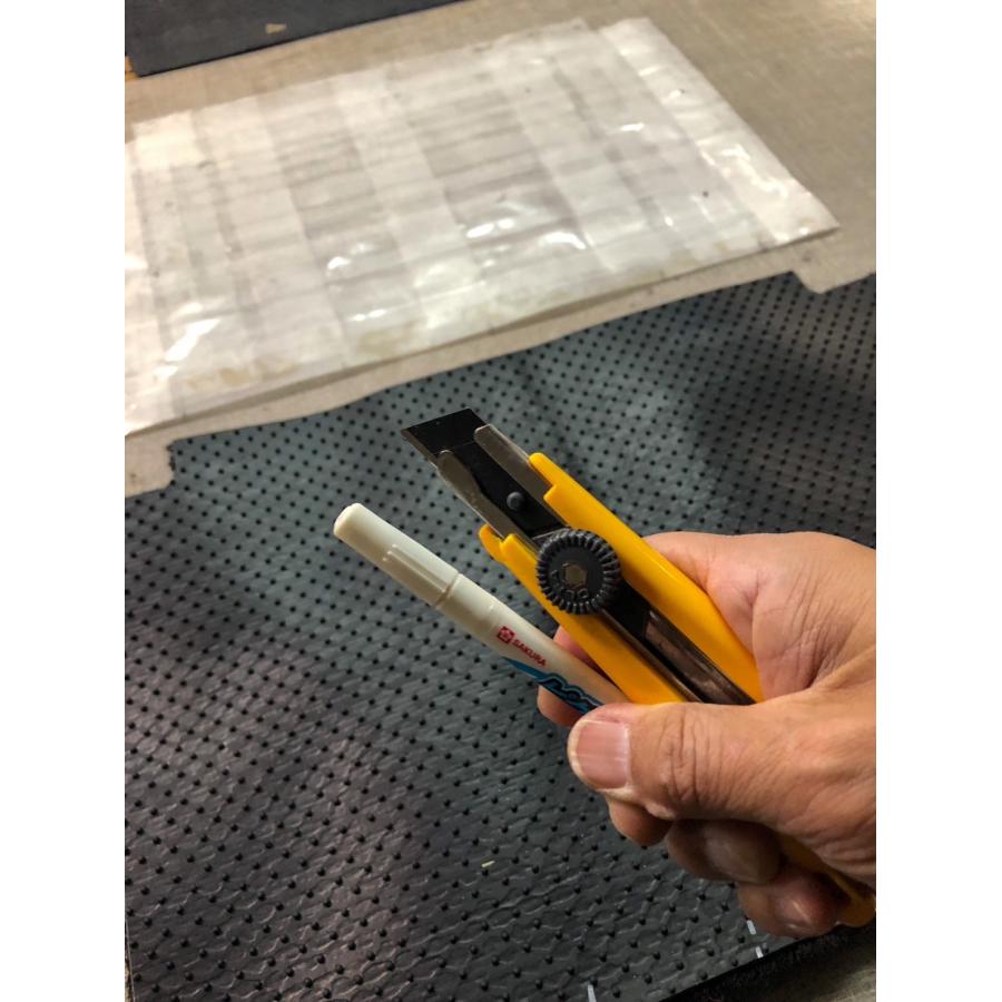 RCZ01 レーシングコックピット 吊り下げ式 専用 マット ヒールパッド付