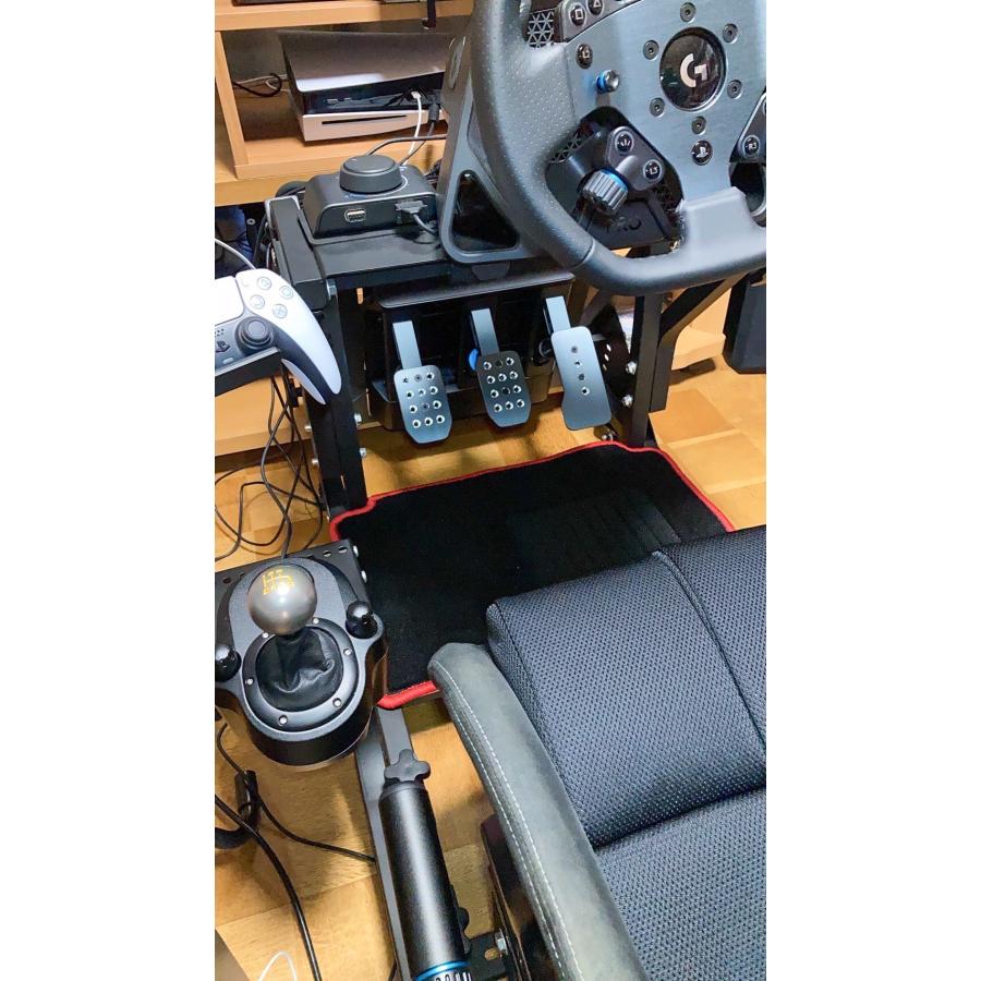 RCZ01 レーシングコックピット 吊り下げ式 専用 マット ヒールパッド付