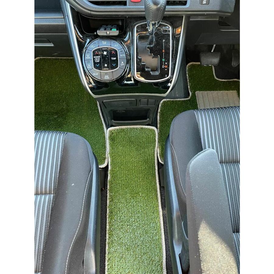 レア！車載　屋外用マット　3枚セット　希少品　自動車部品　ヴィンテージお宝品 ラグマット 3D 2列目 アルファード 30系 40系 ノア ヴォクシー