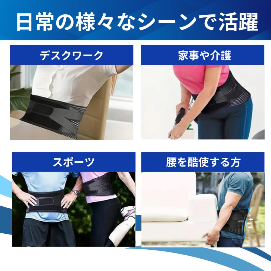 腰痛ベルト コルセット 腰サポーター 骨盤 腰椎 腰楽ベルト 坐骨神経痛
