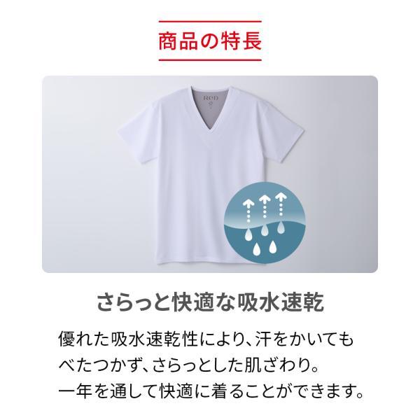 ReD 【3着購入で15%OFF】リカバリーウェア 肩コリ改善 Vネックインナー