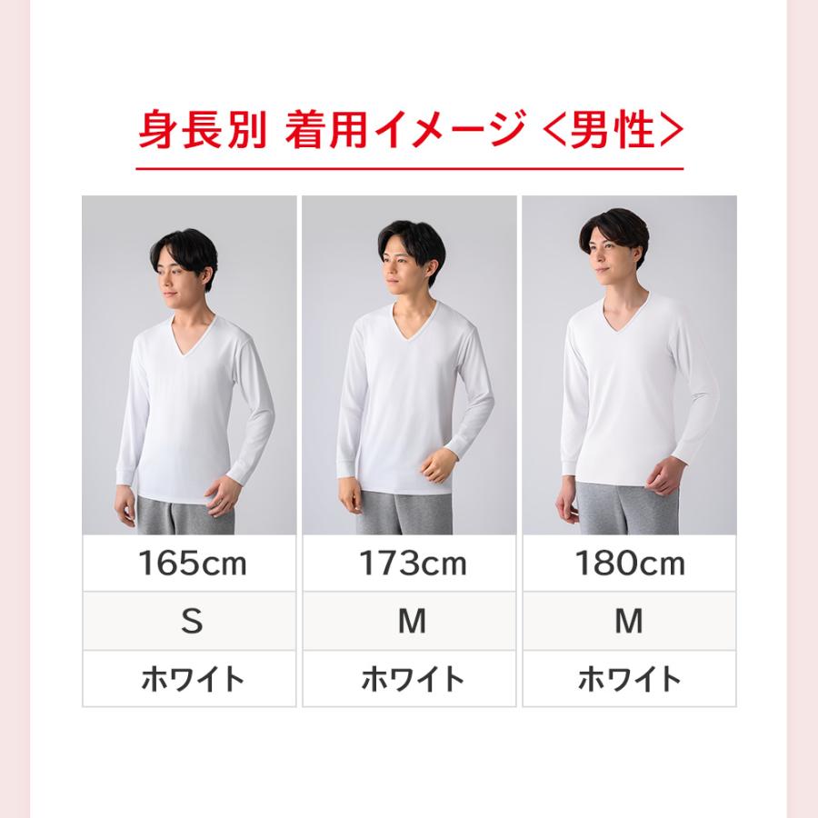 ReD 【3着購入で15%OFF】リカバリーウエア ReD Vネック インナー 長袖
