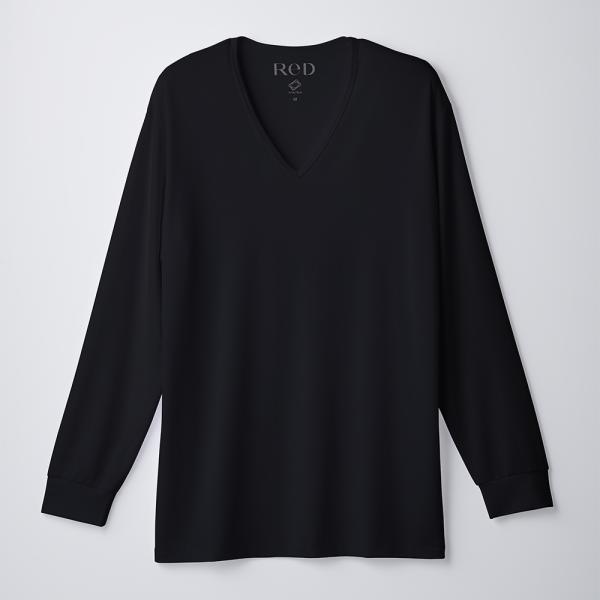 ReD リカバリーウェア レッド公式 Vネック インナー 長袖 メンズ 男性