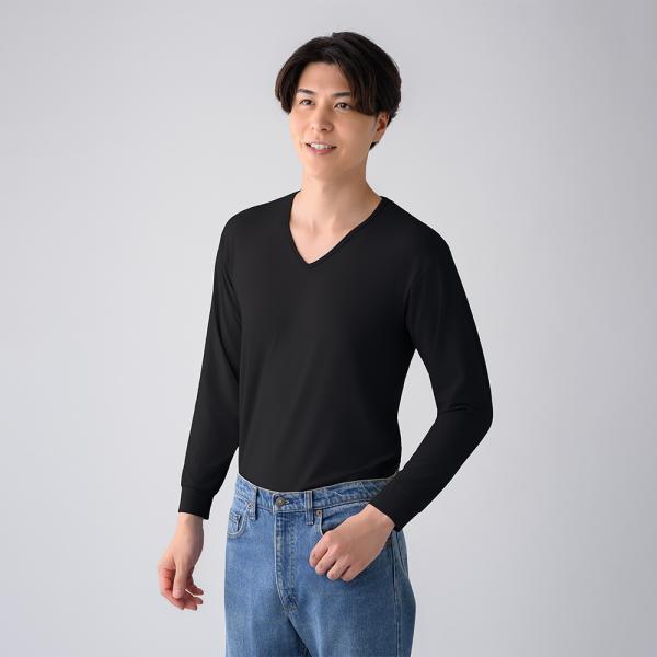ReD リカバリーウェア レッド公式 Vネック インナー 長袖 メンズ 男性