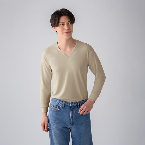 ReD リカバリーウェア レッド公式 肩コリ改善 Vネックインナー長袖