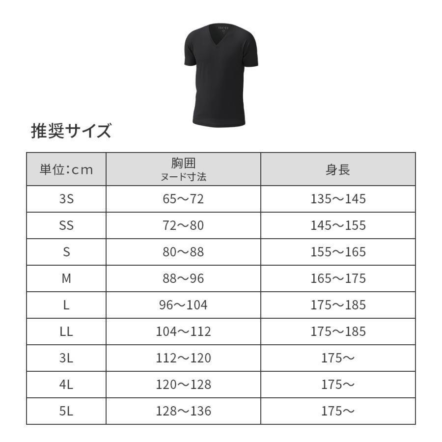ReD 大きいサイズ リカバリーウェア ReD Vネックインナー 半袖