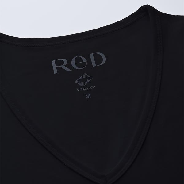 大きいサイズ リカバリーウェア ReD Vネックインナー 半袖 リカバリーウエア インナー メンズ Vネック 血行促進 疲労回復 ギフト 男性 一般医療機器 | ReD（リカバリーウェア） | 16