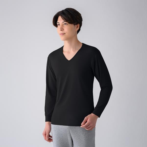 ReD 大きいサイズ リカバリーウエア ReD Vネック インナー 長袖