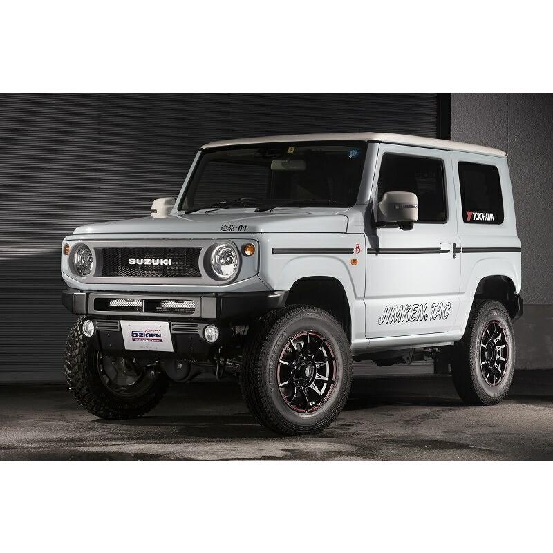17インチ5zigenホイール4本セット 5ZIGEN ホイール4本セット 5ZIGEN BLACK-MAN G・I 17インチ 7.0J