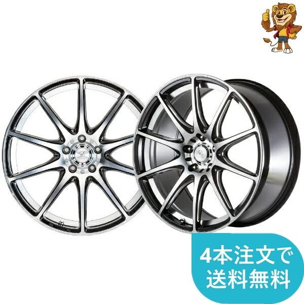 包装無料 送料無料 ホイールのみ1本 5zigen D Euro Sport インチ 8 5j Pcd114 3 5h インセット 38 ブラックポリッシュ Bp 交換無料