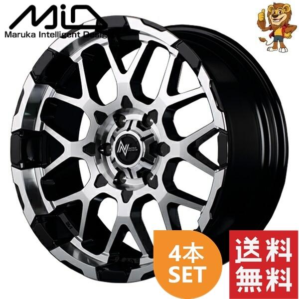 マルカサービス ホイール4本セット MID NITRO POWER M28 BULLET (BK/M