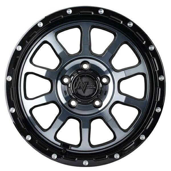 マルカサービス ホイール4本セット MID NITRO POWER M10 PERSHING-S