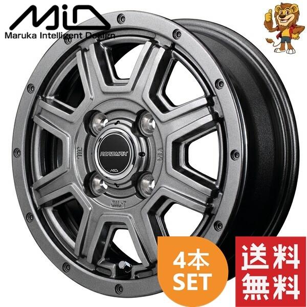 マルカサービス ホイール4本セット MID ROAD MAX MUD RIDER (MG) 12