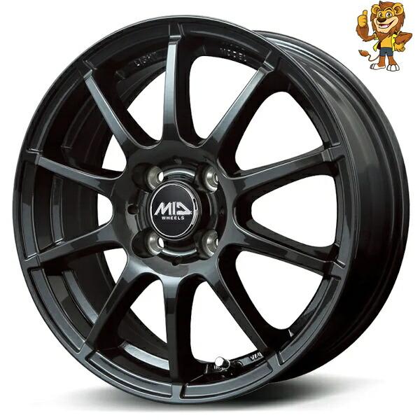 マルカサービス ホイールのみ1本 MID SCHNEIDER STAG (SGM) 14インチ
