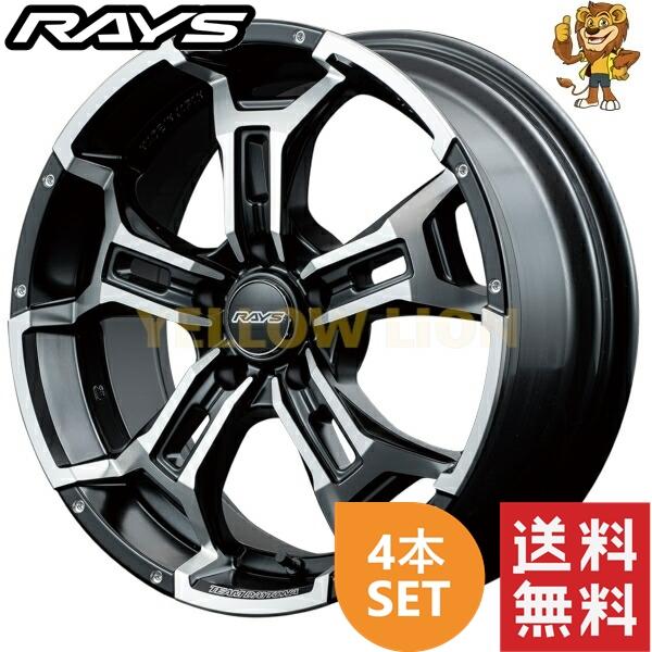 TEAM DAYTONA ホイール4本セット RAYS DS5 (BBL) 18インチ 7.5J PCD