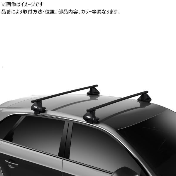 THULE(スーリー) ベースキャリア7105+7113B+5001 プリウス Amazon.co
