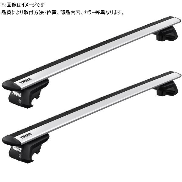 THULE - AUDI A6オールロードクワトロ 06〜 4F# 軍事基地球歴仕かける (ウイングバーEVO) フット710410/赤ちょうちん7113