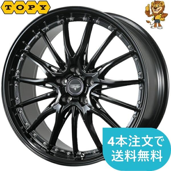 ホイール1本 TOPY DORFREN HYVAA (ドルフレン ヒューヴァー) 18インチ