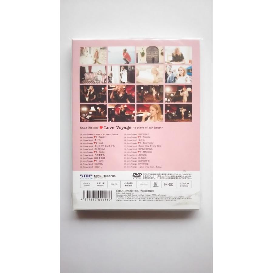 新品 送料無料 西野カナ DVD Love Voyage a place of my heart 初回