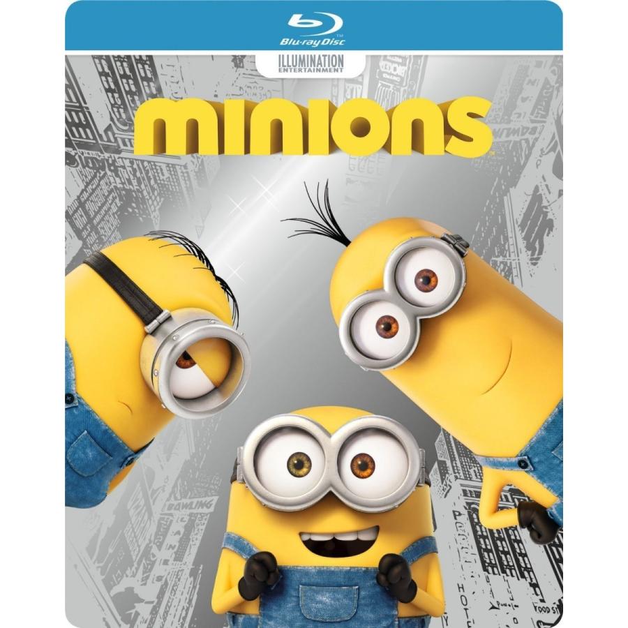 新品 ミニオンズ スチール・ブック仕様ブルーレイ+DVDセット Blu-ray