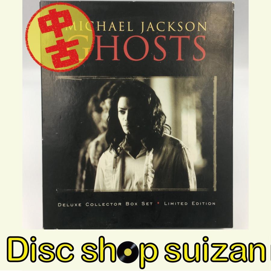 (USED品/中古品) マイケル・ジャクソン GHOSTS ゴースト Deluxe Collector Box Set 国内版 CD+VHS PR
