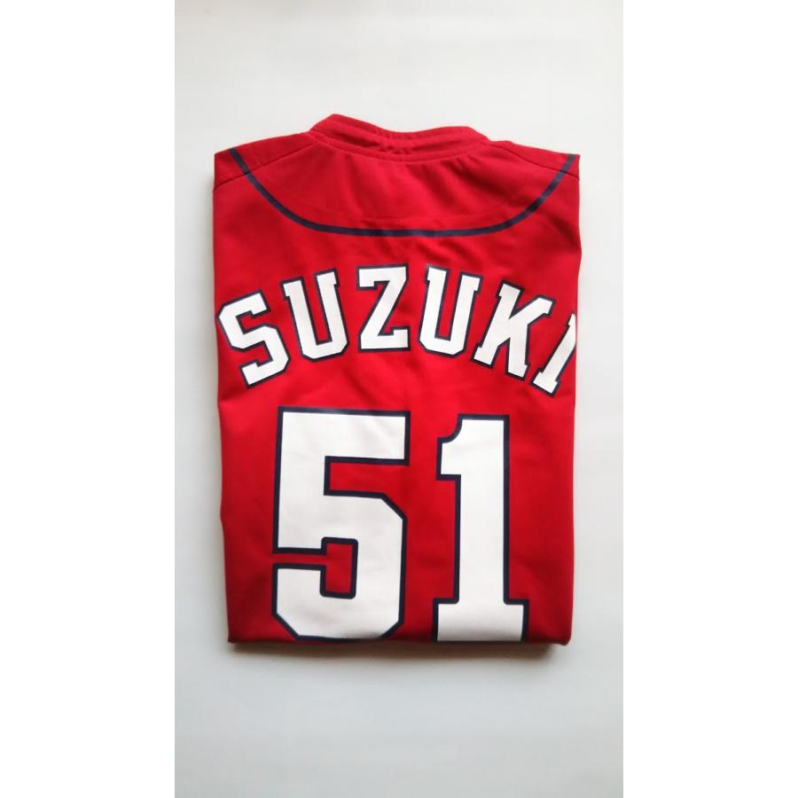 (USED品/中古品) 広島東洋カープ Carp 鈴木誠也 旧背番号 51 レプリカユニフォーム ビジター PR |  | 01
