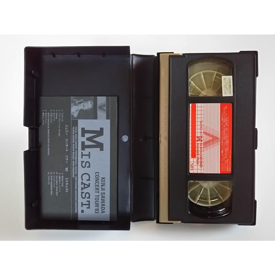 優良配送 (USED品/中古品) 廃盤 沢田研二 VHS ミスキャスト コンサート '83 ジュリー プラケース仕様 ビデオ｜red-monkey｜03