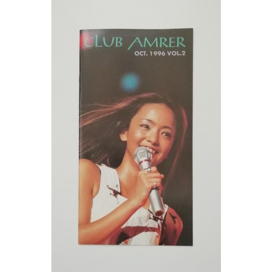 インポート・海外人気ブランド ファンクラブ会報 安室奈美恵 CLUB shop Disc : PR VOL.2 AMRER ミュージシャン