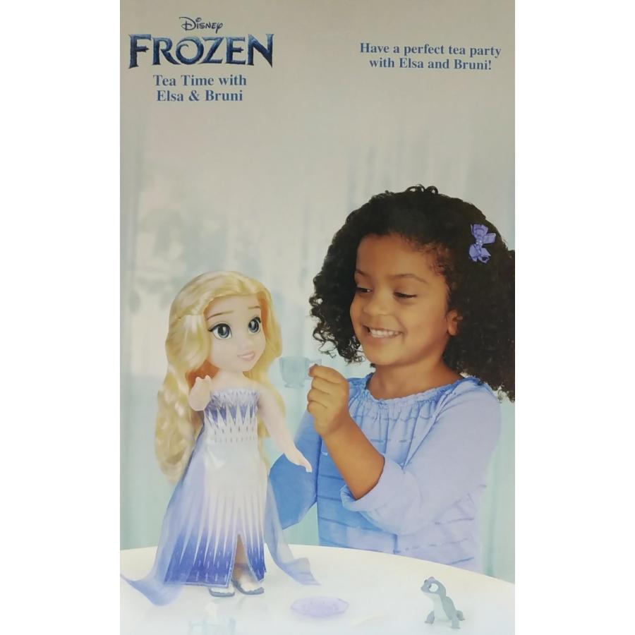 優良配送 ディズニープリンセス トドラードール ティータイム エルサ&ブルーニ お人形＋アクセサリー アナと雪の女王2 |  | 01