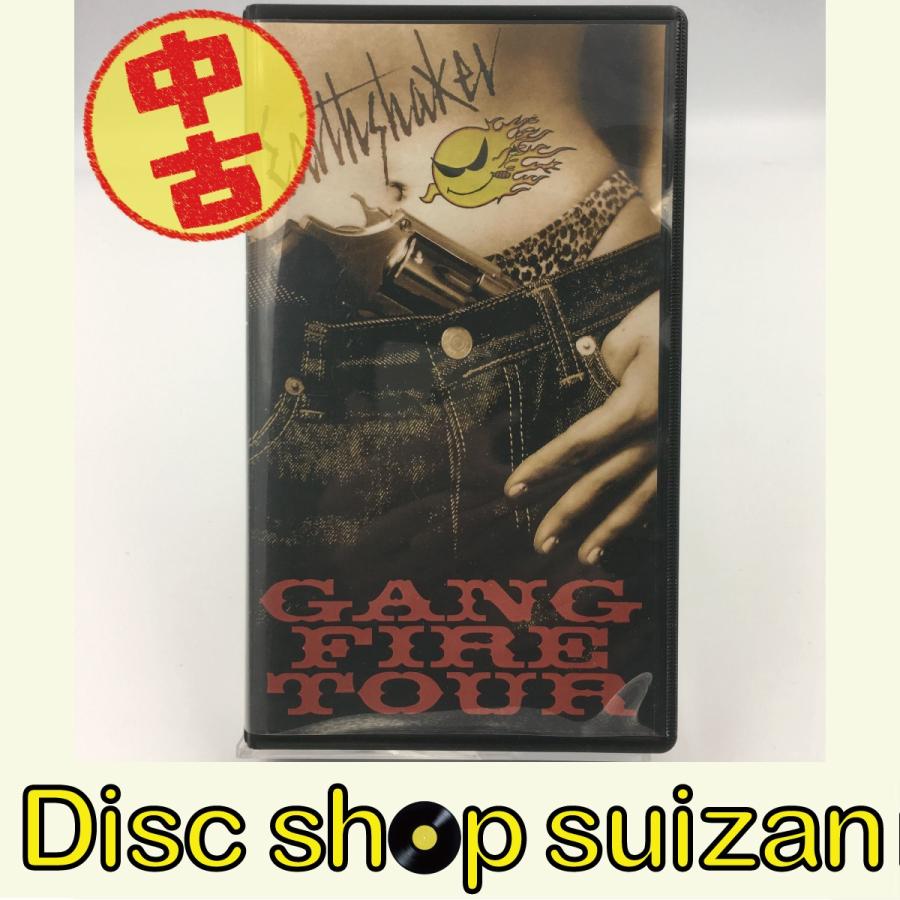 (USED品/中古品) Earthshaker GANG FIRE TOUR VHS ビデオ アースシェイカー PR｜red-monkey