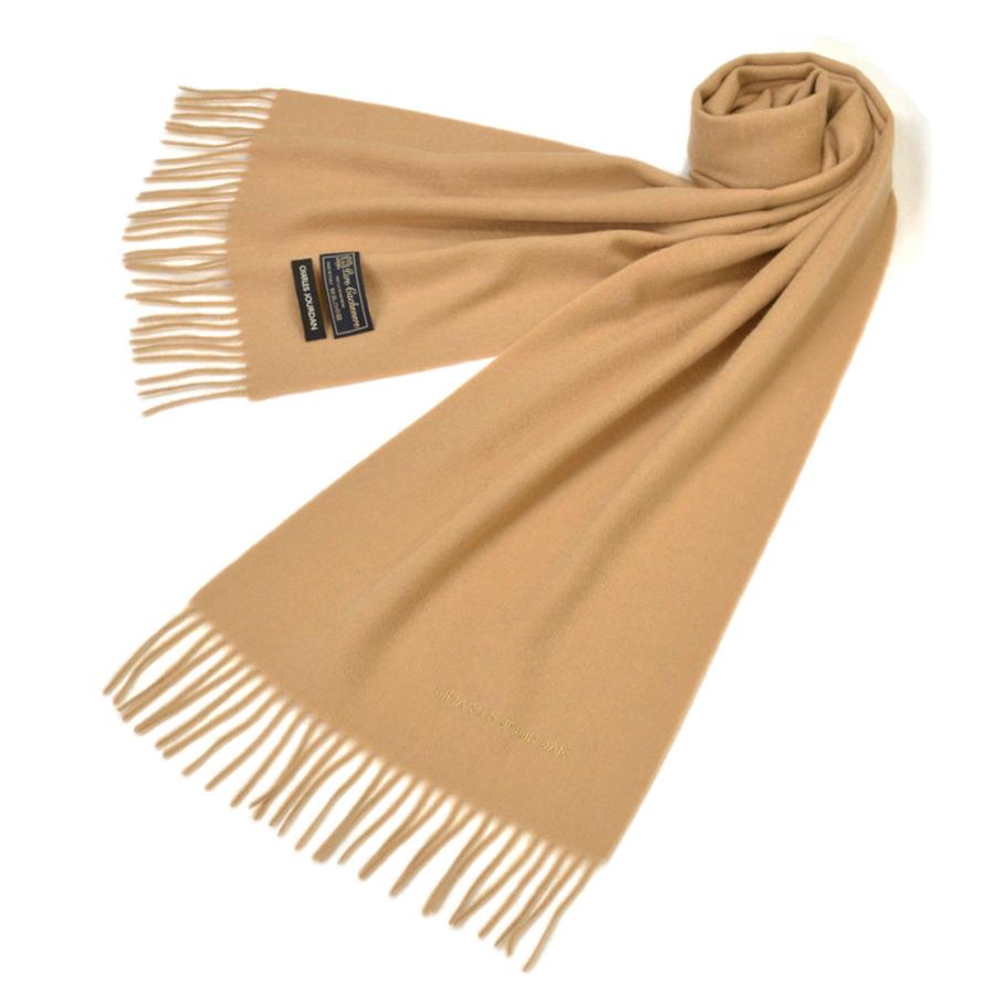 新しい マフラー カシミヤ ギフト プレゼント ブランド イタリア ロゴ プレゼント ギフト ベージュ Beige R91 Ecjw110 無地 21年aw秋冬新作 Jourdan Charles レディース メンズ ジョルダン シャルル カシミヤマフラー 財布 帽子 ファッション小物