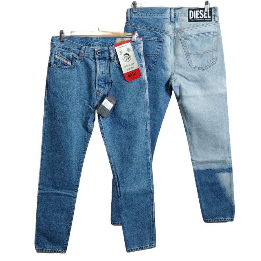 ディーゼル Diesel ジーンズ デニム メンズ ブランド スリムスキニー ボタンフライ 切替 前後切替え ブランドロゴ入りタグ Mharky 0077v Dieselmharky0077v レッドスターヤフーショップ 通販 Yahoo ショッピング