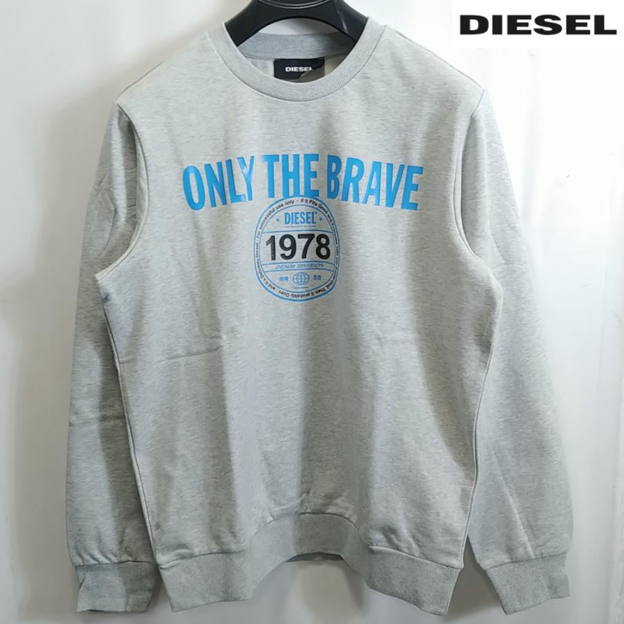正規 品 通販 ディーゼル Diesel トレーナー スウエット メンズ レディース ユニセックス ブランド ロゴ 裏毛 トップス 人気 グレー S Girk K13 送料無料 純正品 Www Ebminmobiliariard Com