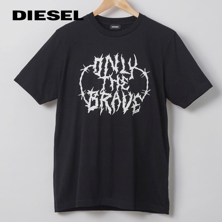 ディーゼル DIESEL Tシャツ 半袖 メンズ ロゴ ブランド S M L XL XXL 3XL 大きいサイズ 黒 白 丸首 クルーネック  T-JUST-B23 : dieseltjustb23 : レッドスターヤフーショップ - 通販 - Yahoo!ショッピング