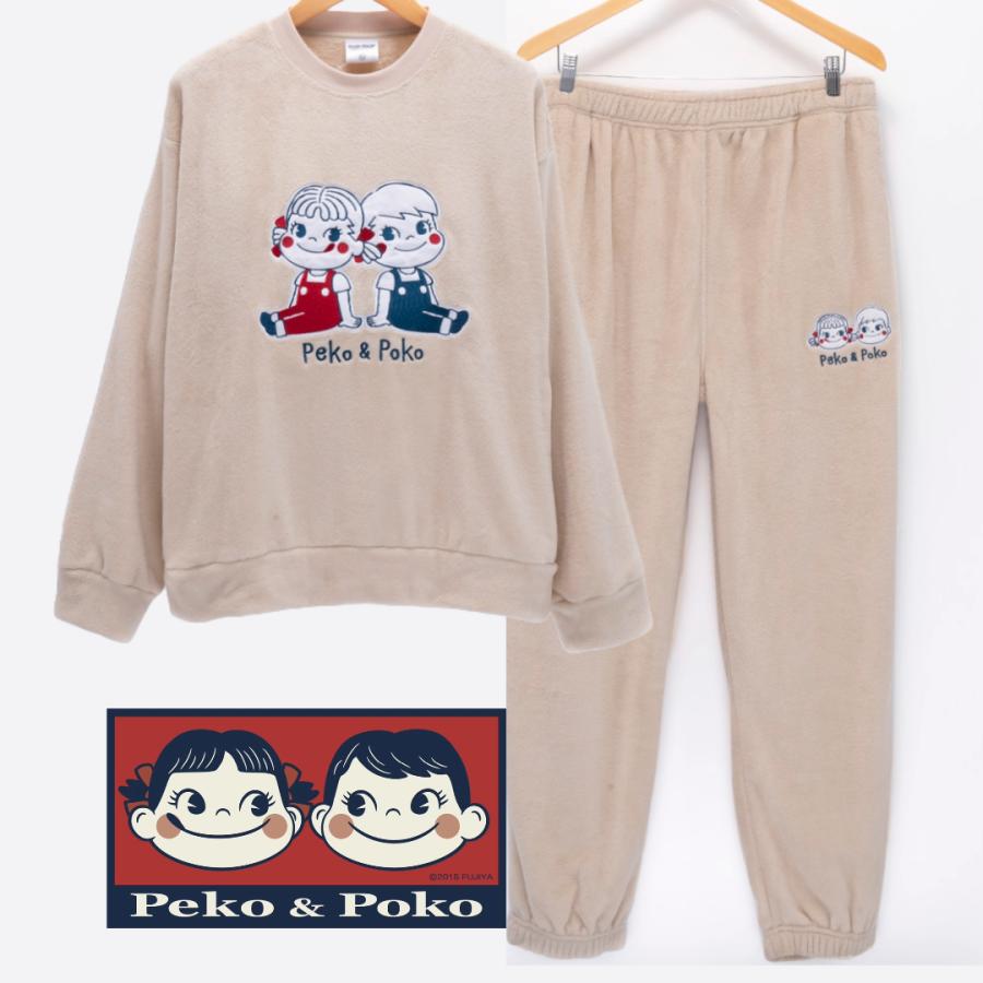 スウエット トレーナー パンツ 上下セット 大きいサイズ フリース ペコ