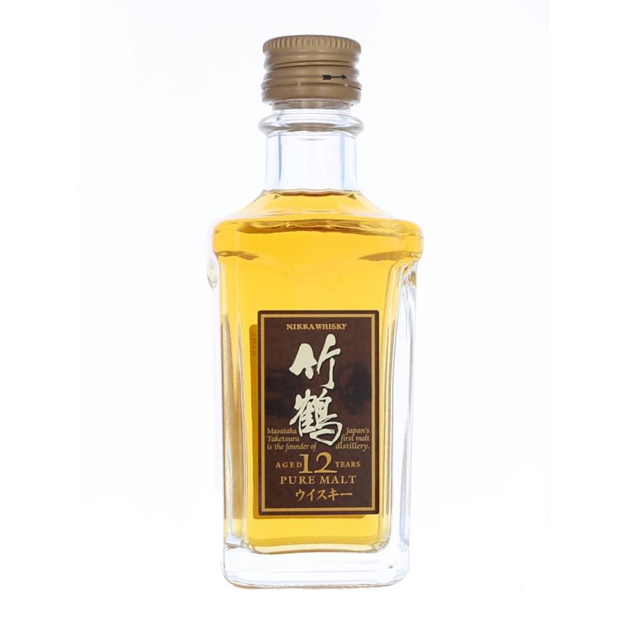 ニッカ 竹鶴 ピュアモルト 旧ボトル 箱付 竹鶴12年ミニボトル 50ml ニッカウヰスキー（NIKKA WHISKY） 【ミニチュアボトル】ニッカ 竹鶴