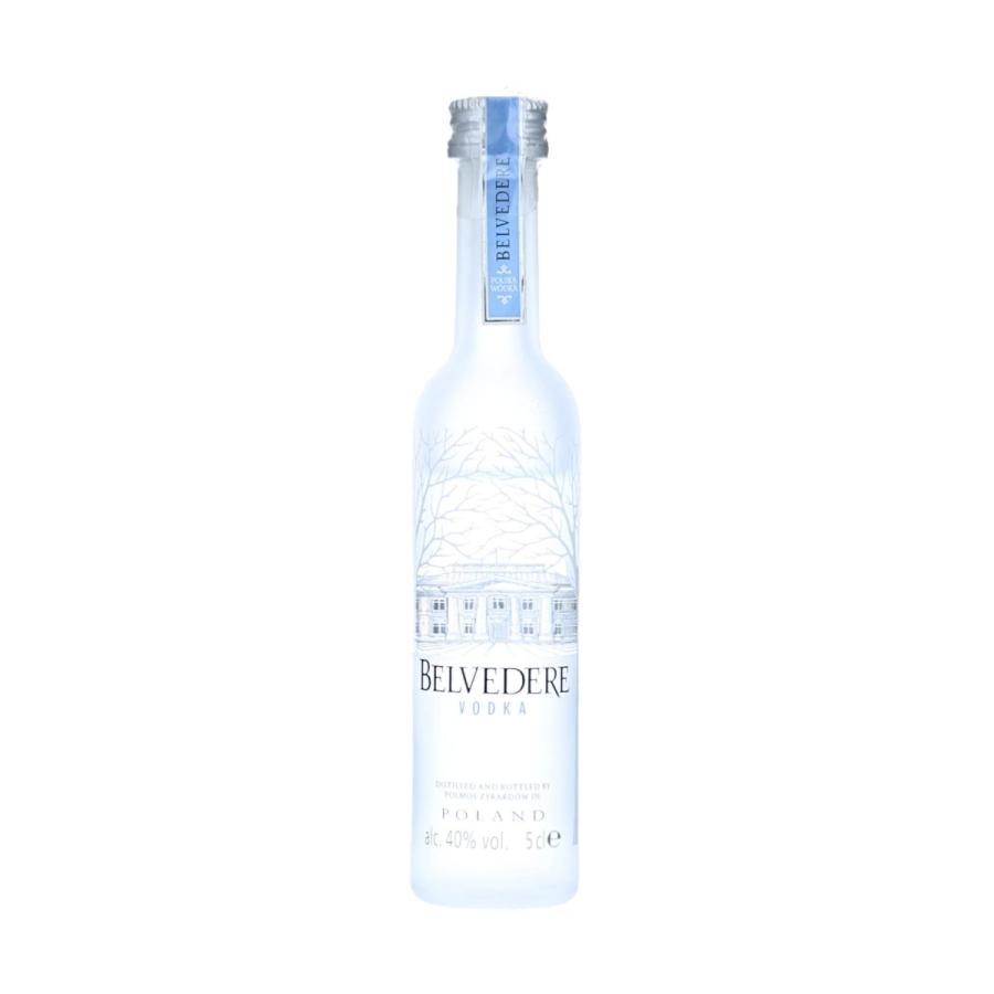 【ミニチュアボトル】ベルヴェデール BELVEDERE ポーランド ウォッカ 箱なし 50ml 40%　KBM1428 | 