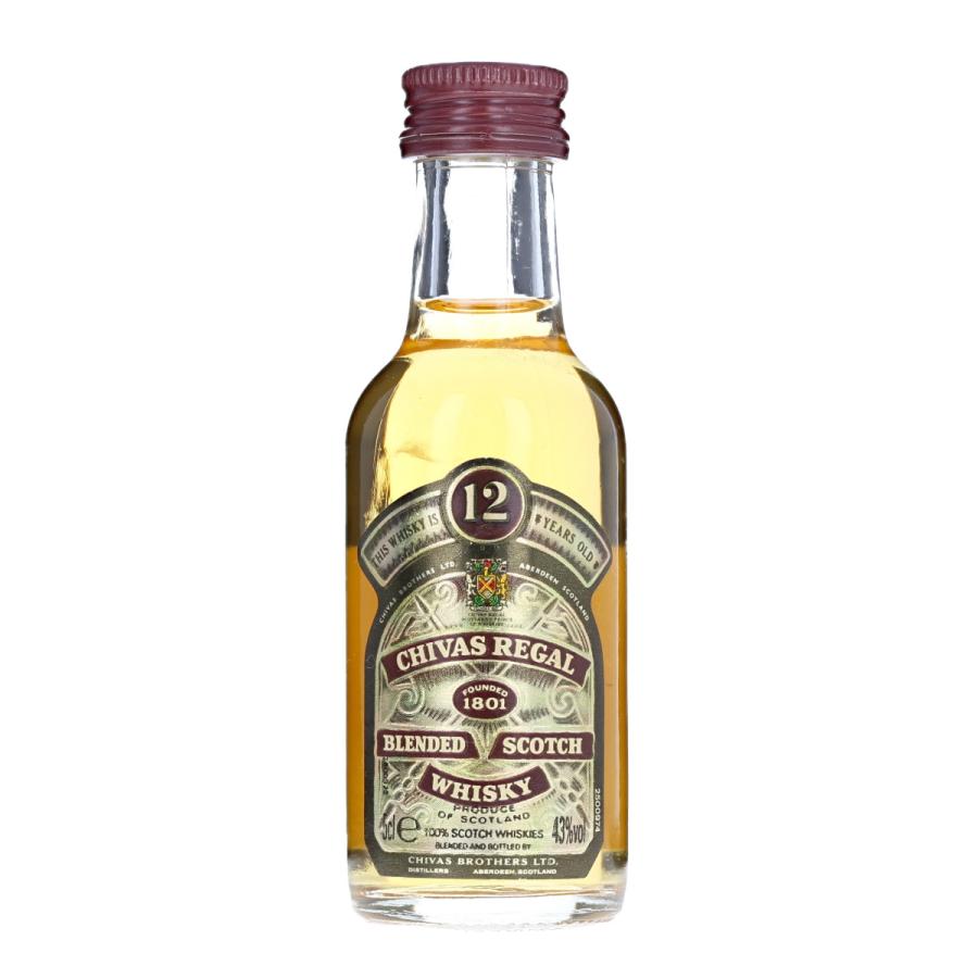 シーバスリーガル（CHIVAS REGAL） 【ミニチュアボトル】シーバスリーガル 12年 スコッチ ウイスキー 箱なし 50ml 43 ...