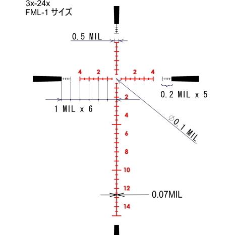 DEON ディオン 3-24x42 マーチF D24V42FIML スコープ D24V42FIML (MIL, Tactical, Illumi) | MARCH Scopes | DEON