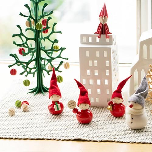 アーリッカ トントゥ メリークリスマス rikka Tonttu フィンランド オブジェ 置物 妖精 エルフ 木 北欧 雑貨 子供部屋 プレゼント 玄関 クリスマス r 400 0002 Red Cabin 通販 Yahoo ショッピング