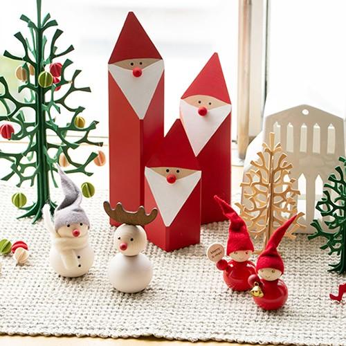 アーリッカ 雪だるま (aarikka フィンランド オブジェ 置物 置き物 木