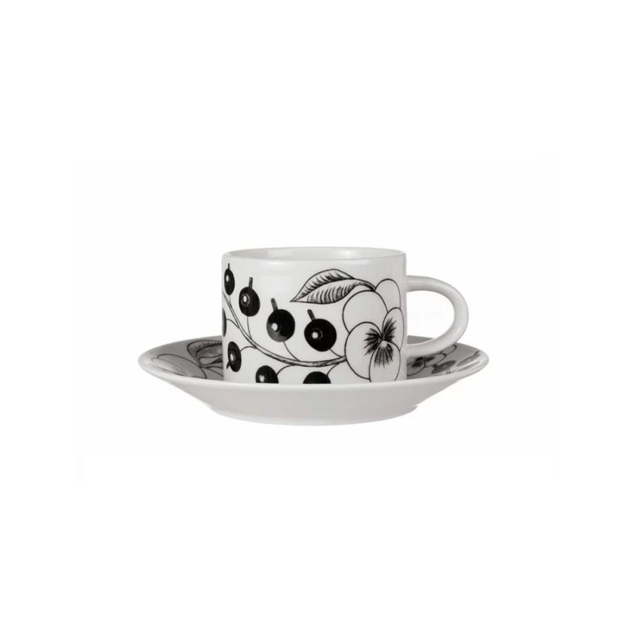 アラビアフィンランド コーヒーカップ＆ソーサー ブラック arabia