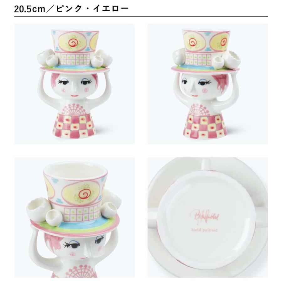 BJORN WIINBLAD LADY WITH HAT フラワーベース H20.5cm / H24.5cm