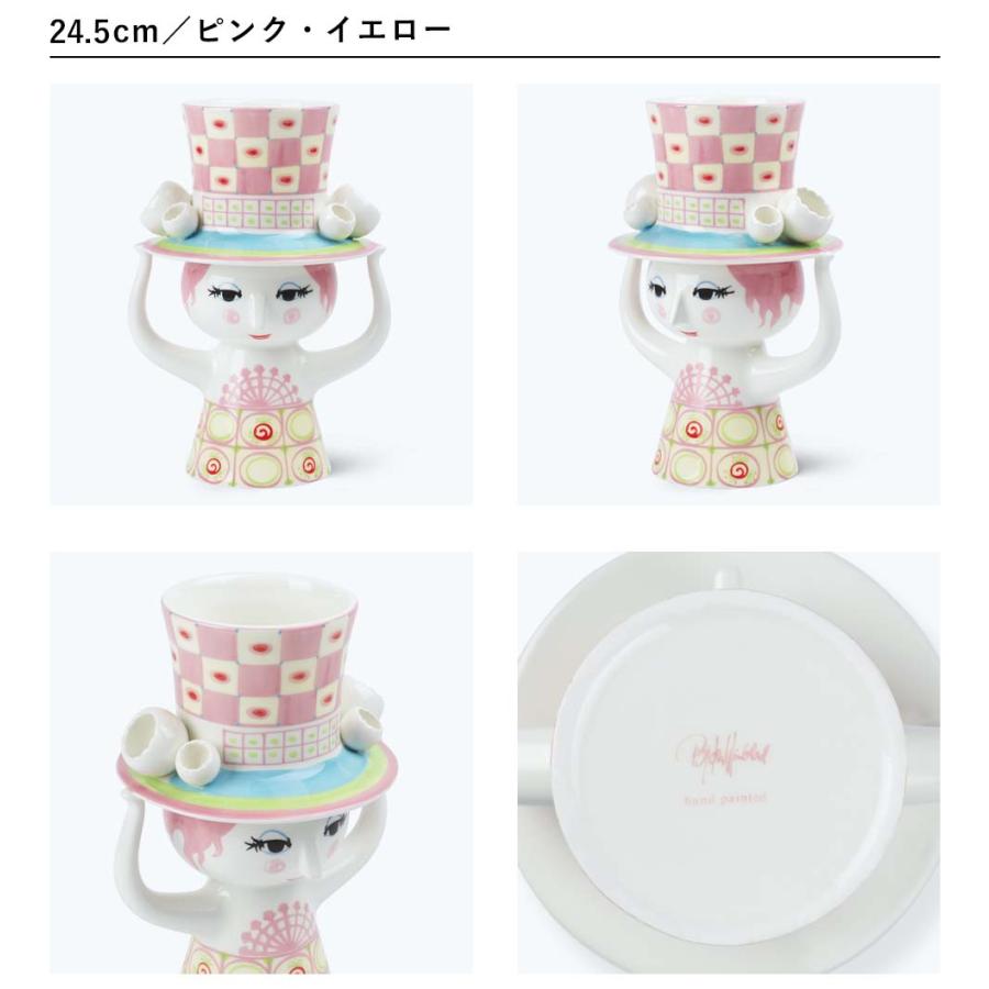 BJORN WIINBLAD LADY WITH HAT フラワーベース H20.5cm / H24.5cm
