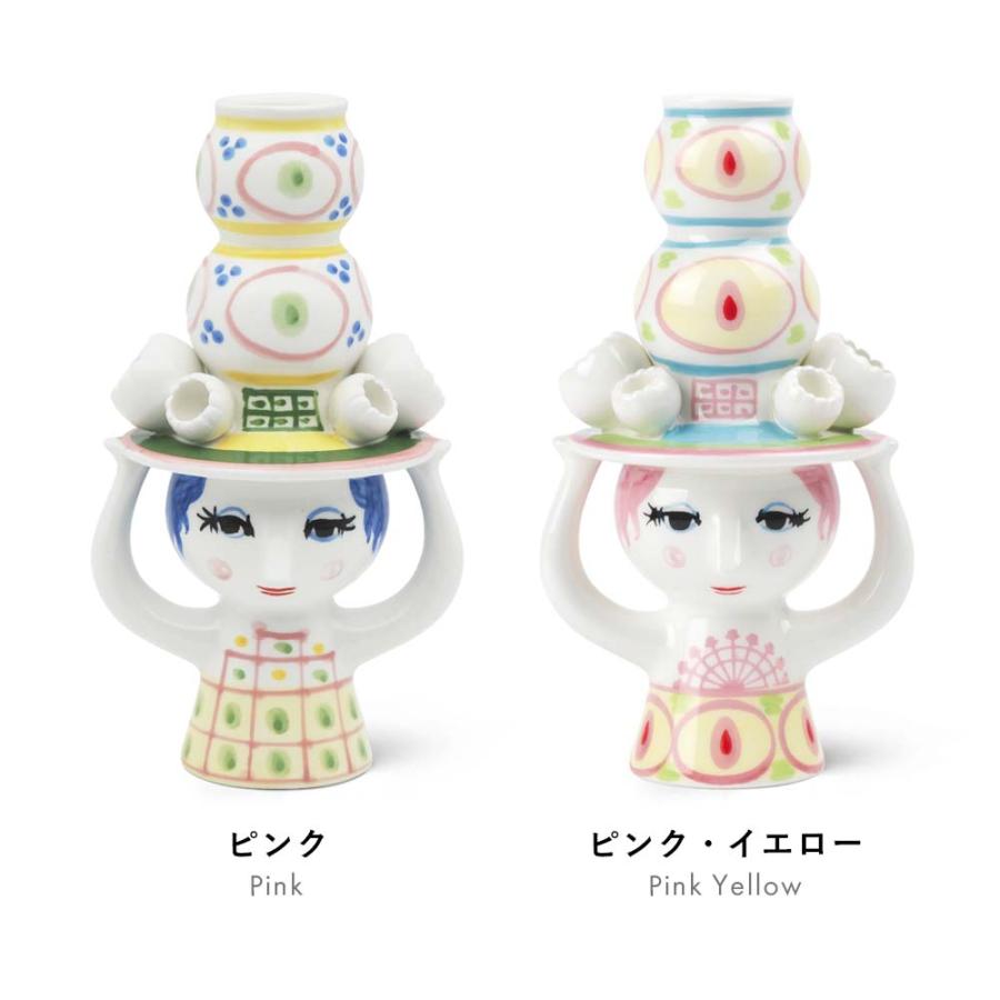 BJORN WIINBLAD LADY WITH HAT キャンドルホルダー H16cm ( ビヨン