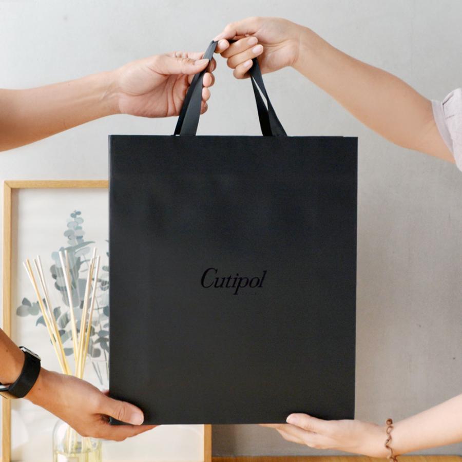 クチポール専用 紙袋 ブラック (6本入りギフトボックス2箱入る