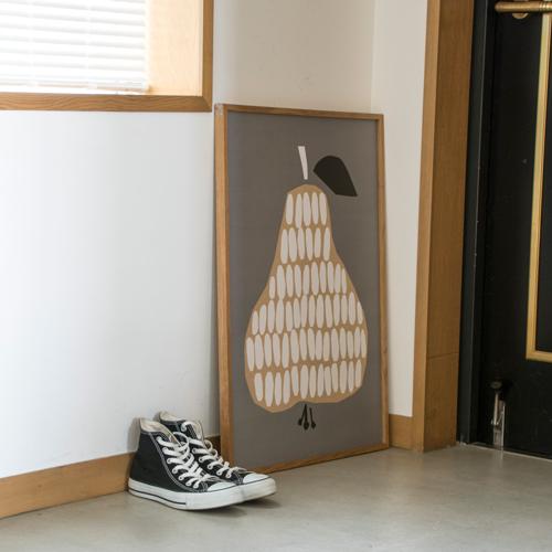 ダーリン・クレメンタイン ハーベストポスター 洋梨 50×70cm ( Darling