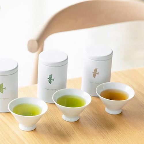 茶屋すずわ いつものとき お茶 缶入り (煎茶 緑茶 ティーバッグ 芽茶