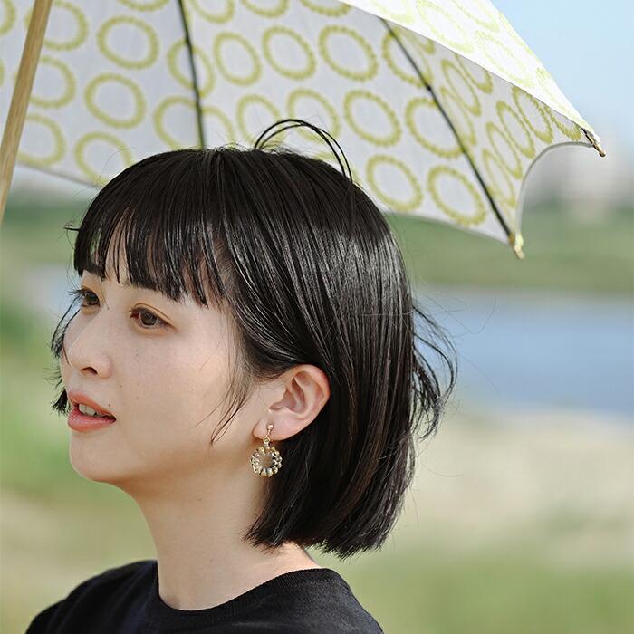 HARIO×イイダ傘店 イヤリング トウモロコシ (ハリオ アクセサリー